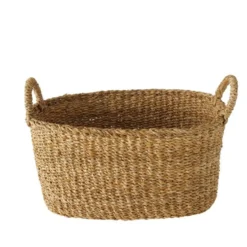 Boltze Körbe aus Seegras oval mit Henkel Sophy, 2er Set