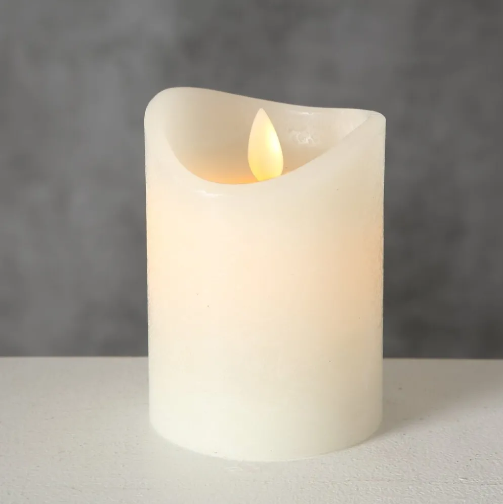 Boltze LED Kerze Bino mit Timer und Swing Flame