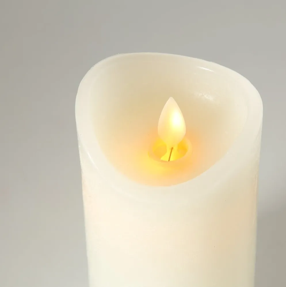 Boltze LED Kerze Bino mit Timer und Swing Flame