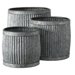 Boltze Metall Pflanztöpfe Dalia 3er