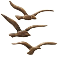Boltze Möwe Wandobjekt 3er Set