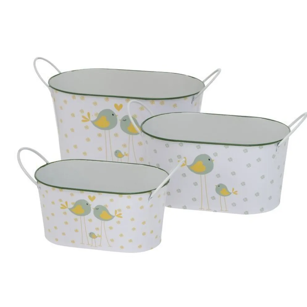 Boltze Pflanztopf Gitta 3er Set