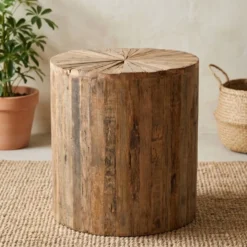 Boltze Rustikaler Holz Couchtisch, Beistelltisch Sevali