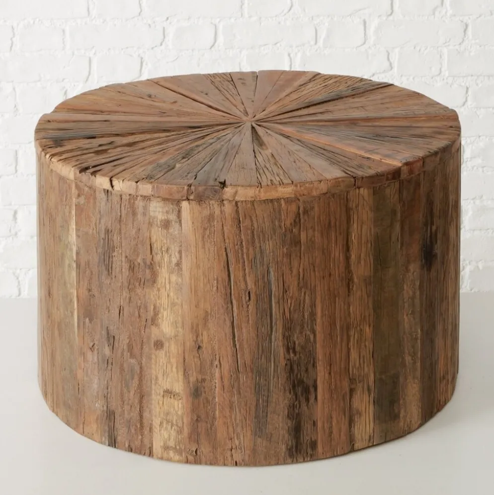 Boltze Rustikaler Holz Couchtisch, Beistelltisch Sevali