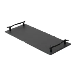 Boltze Schiefer Tablett Stonka 2er Set