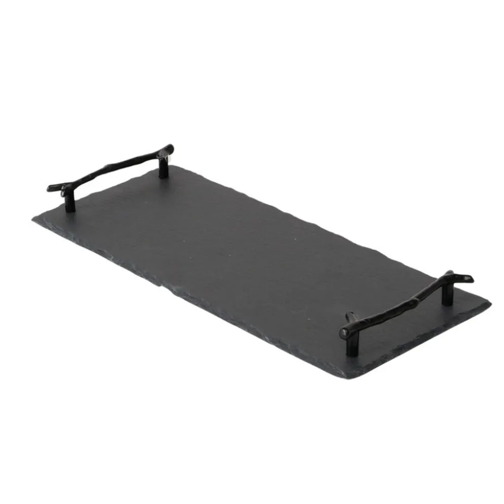 Boltze Schiefer Tablett Stonka 2er Set