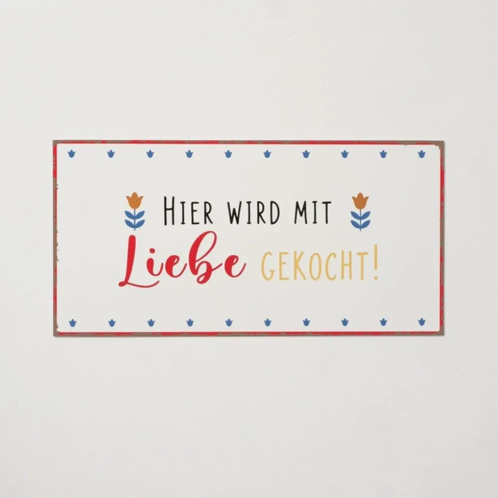 Boltze Schild Essen gut, alles gut, 4er