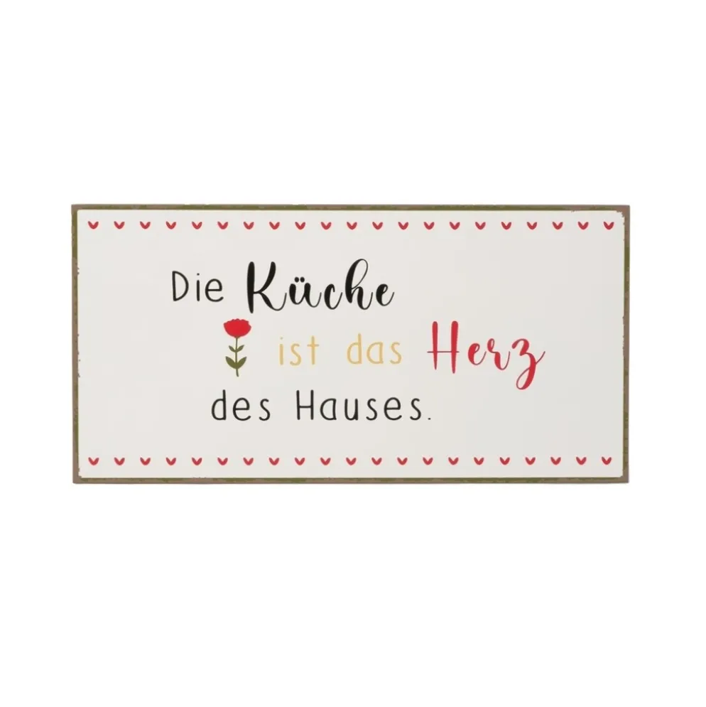 Boltze Schild Essen gut, alles gut, 4er