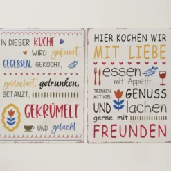 Boltze Schild Kochen mit Liebe 2er