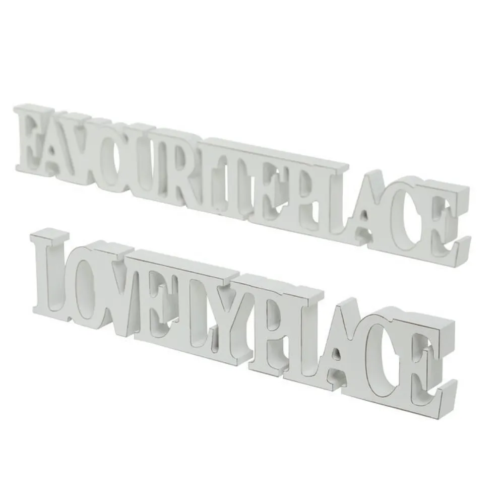 Boltze Schriftzug Place 2er Set