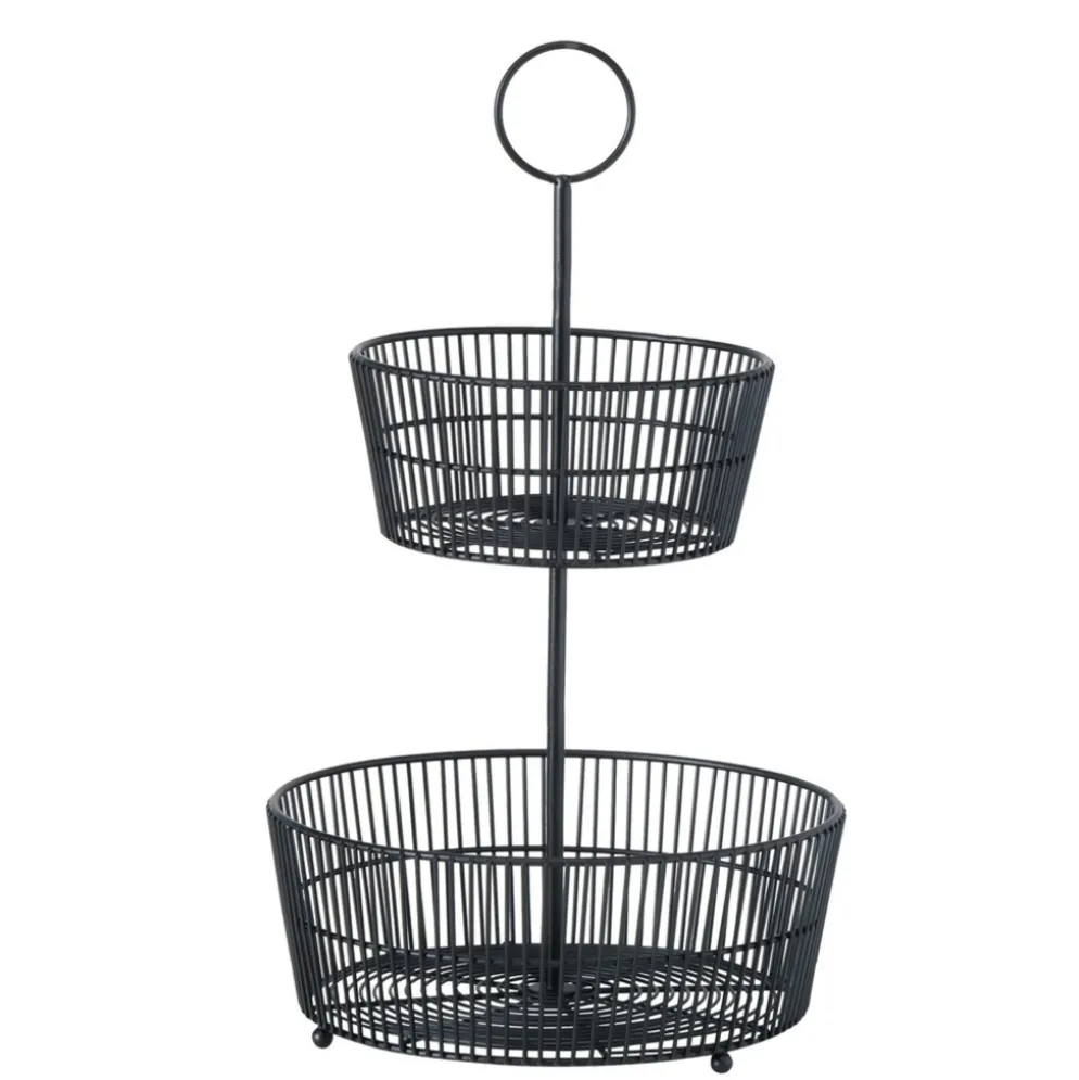 Boltze Schwarze Etagere Gea