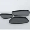 Boltze Tablett Marlisa 3-teiliges Set Schwarz Matt