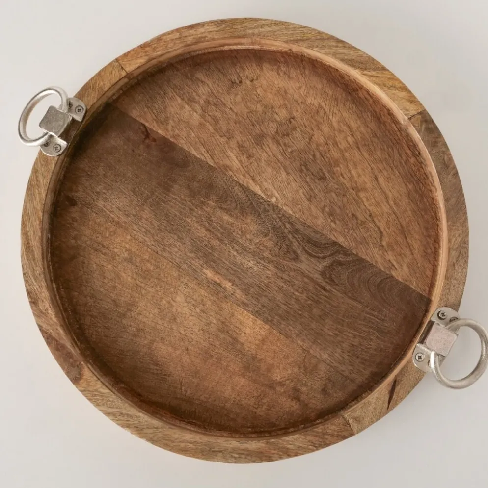 Boltze Tablett Ringa Mangoholz