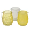 Boltze Teelichthalter Teelichtglas Mela 3er Set