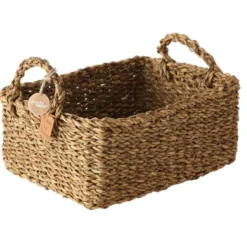 Boltze 3-teiliges kleines Korbset aus Seegras Sophy