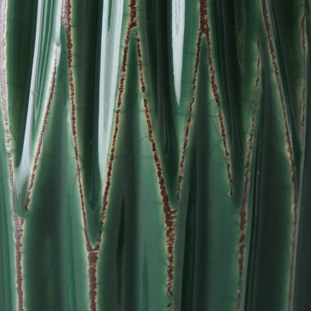 Boltze Vase Lenja 2er Set grün