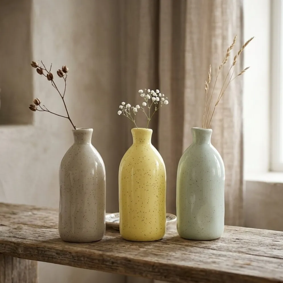 Boltze Vase Mylana, 3er Set