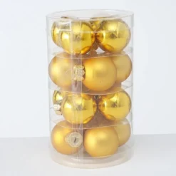 Boltze Weihnachtskugeln Ø 4 cm, 16 tlg