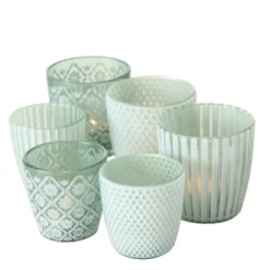 Boltze Windlicht Patty 6er-Set