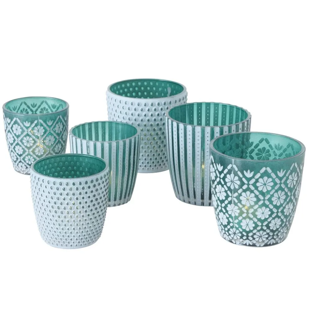 Boltze Windlicht Patty 6er-Set