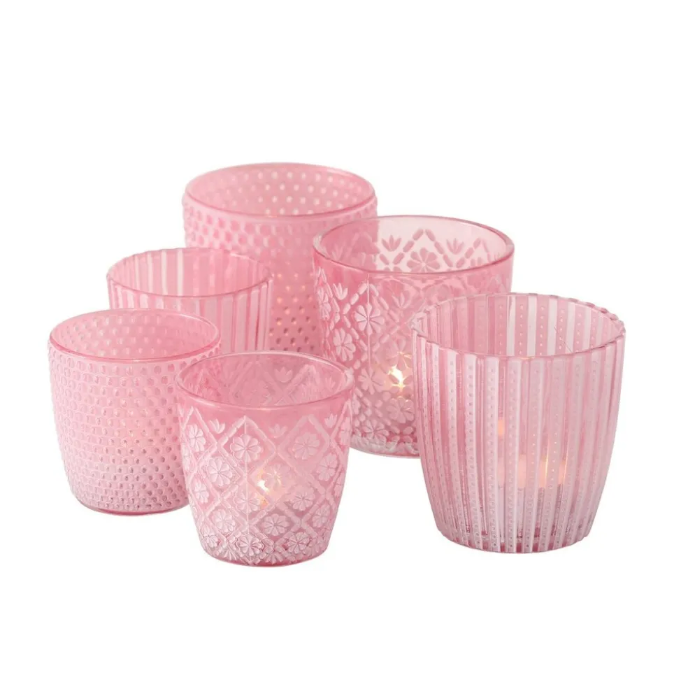Boltze Windlicht Patty 6er-Set