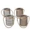 Boltze Windlicht Trax 4er Set