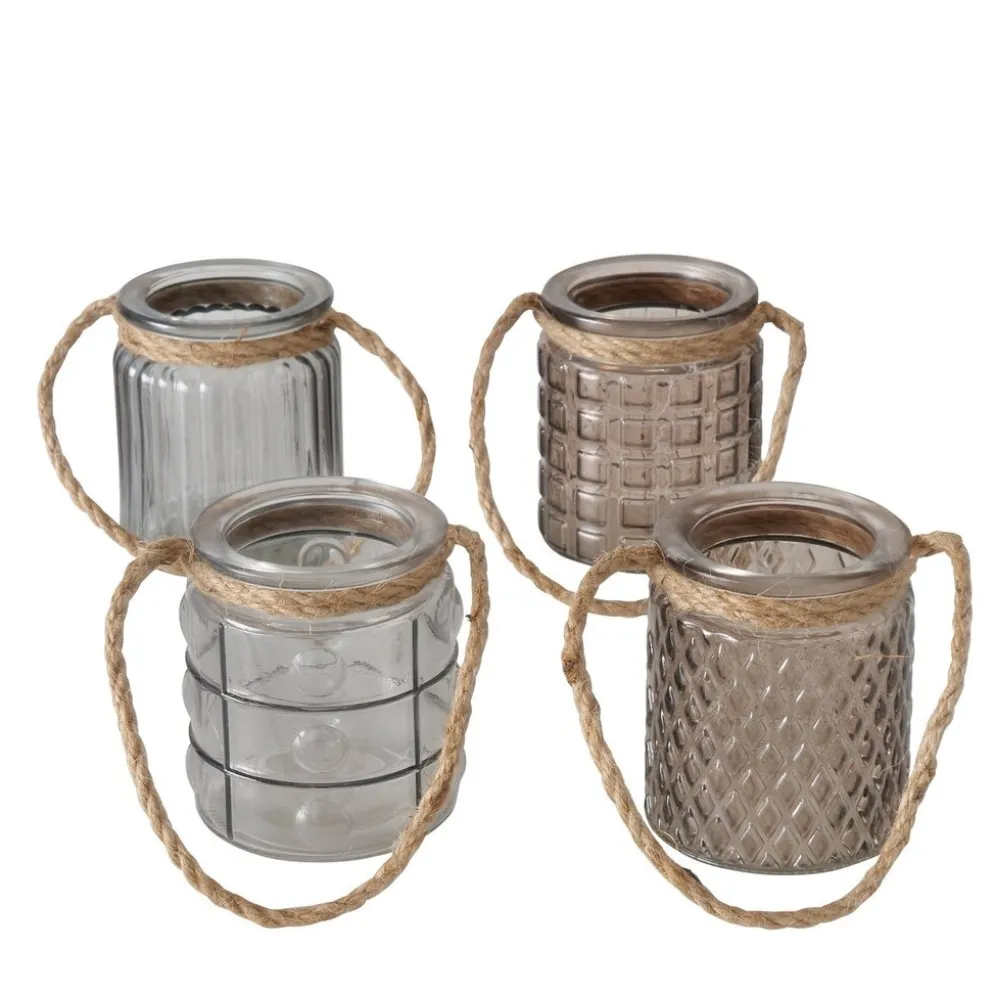 Boltze Windlicht Trax 4er Set
