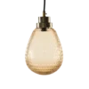 byRoom Bernsteinlampe mit goldener Fassung