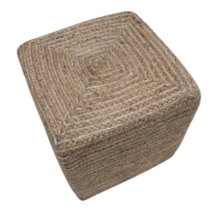 byRoom Pouf Silver String