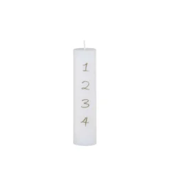Chic Antique Adventskerze mit Druck 1-4