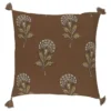 Chic Antique Aix Kissenbezug Blumenmotiv mit Quasten