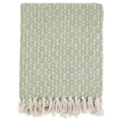 Chic Antique Aix Plaid Decke Grün 150 x 130 cm
