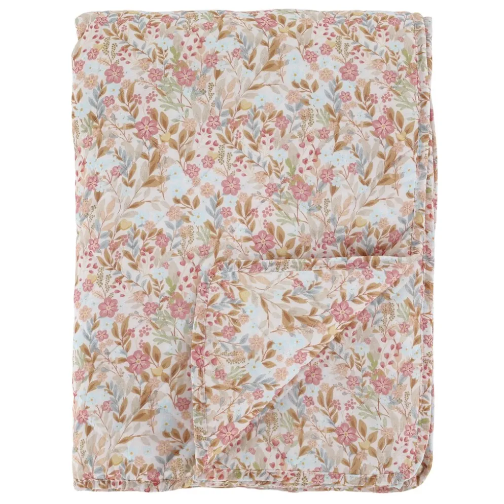Chic Antique Aix Quilt mit Blumenmuster Baumwolle