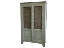 Chic Antique Alter französicher Wäscheschrank