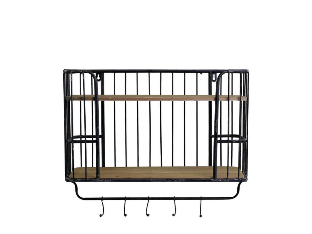 Chic Antique Altes Regal Garderobe mit Haken