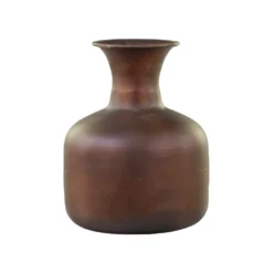 Chic Antique Alte Vase aus Aluminium