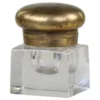 Chic Antique Alt. franz. Vase mit Deckel Plain