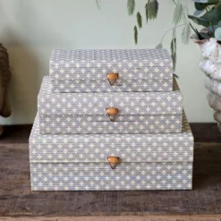 Chic Antique Amilly Schachteln aus Bambus 3er Set