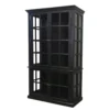 Chic Antique antiker Vitrinenschrank Marseille 4 Türen