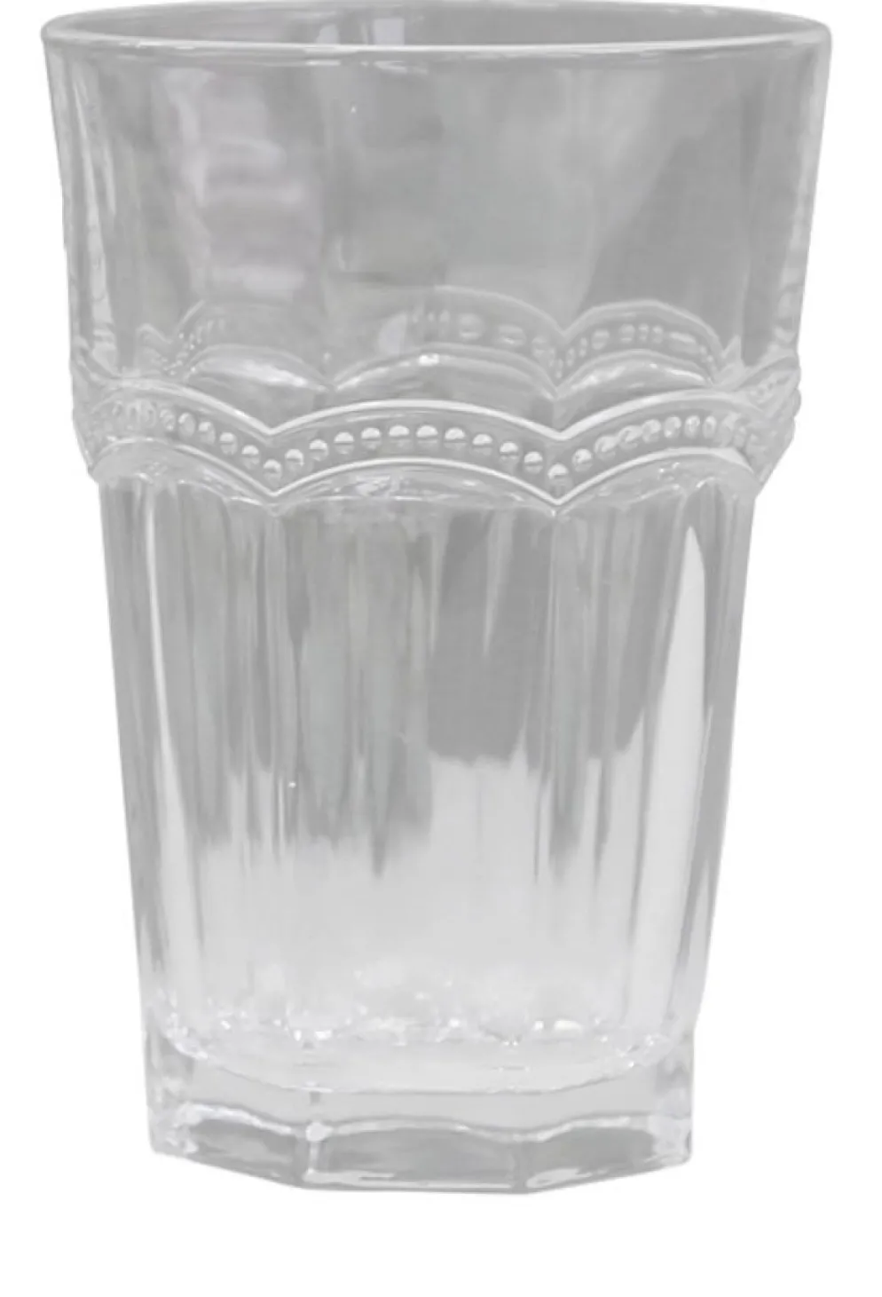 Chic Antique Antoinette Trinkglas mit Perlenkante