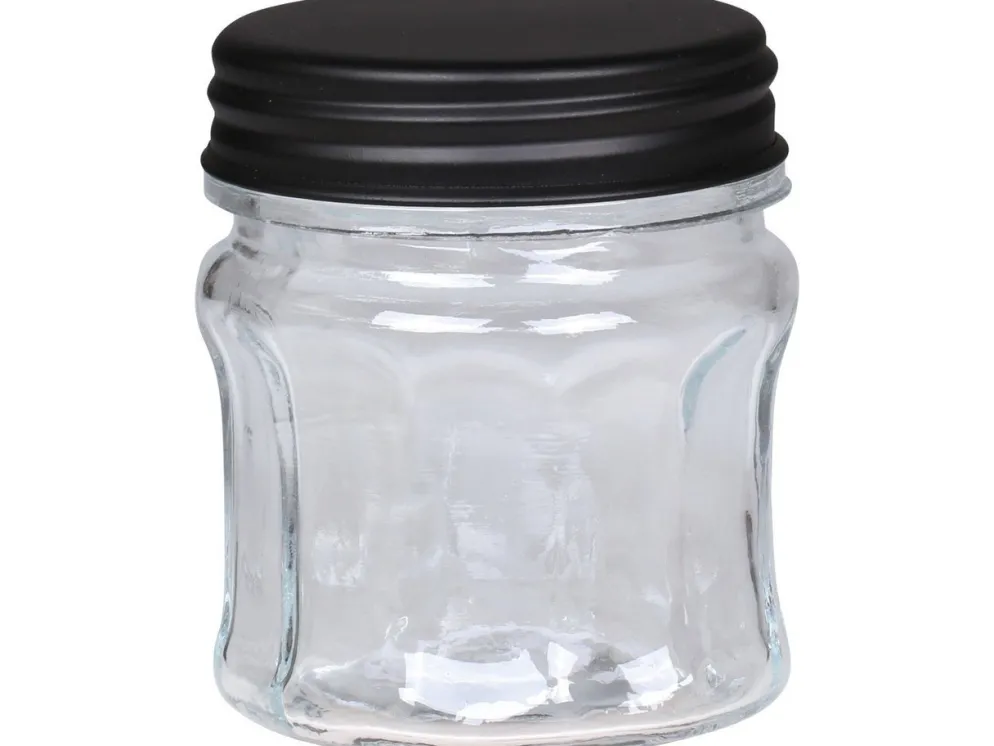 Chic Antique Aufbewahrungsglas mit Rillen