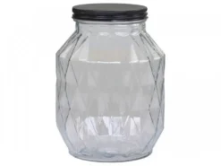 Chic Antique Aufbewahrungsglas mit Diamantenschliff