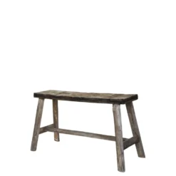 Chic Antique Bank mit Muster auf Sitz