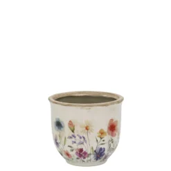 Chic Antique Übertopf Fleurville – Nostalgischer Blumentopf im Landhausstil