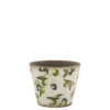 Chic Antique Übertopf Olive mit Olivenmuster