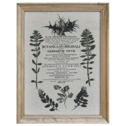 Chic Antique Bild mit wilden Blumen und Naturrahmen