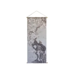 Chic Antique Blumendruck Leinwandbild zum Aufhängen