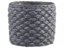 Chic Antique Blumentopf Corte mit grobem Flechtmuster
