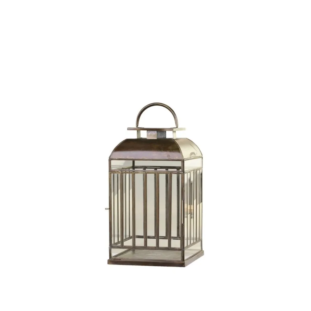 Chic Antique Boden Laterne mit Streifen