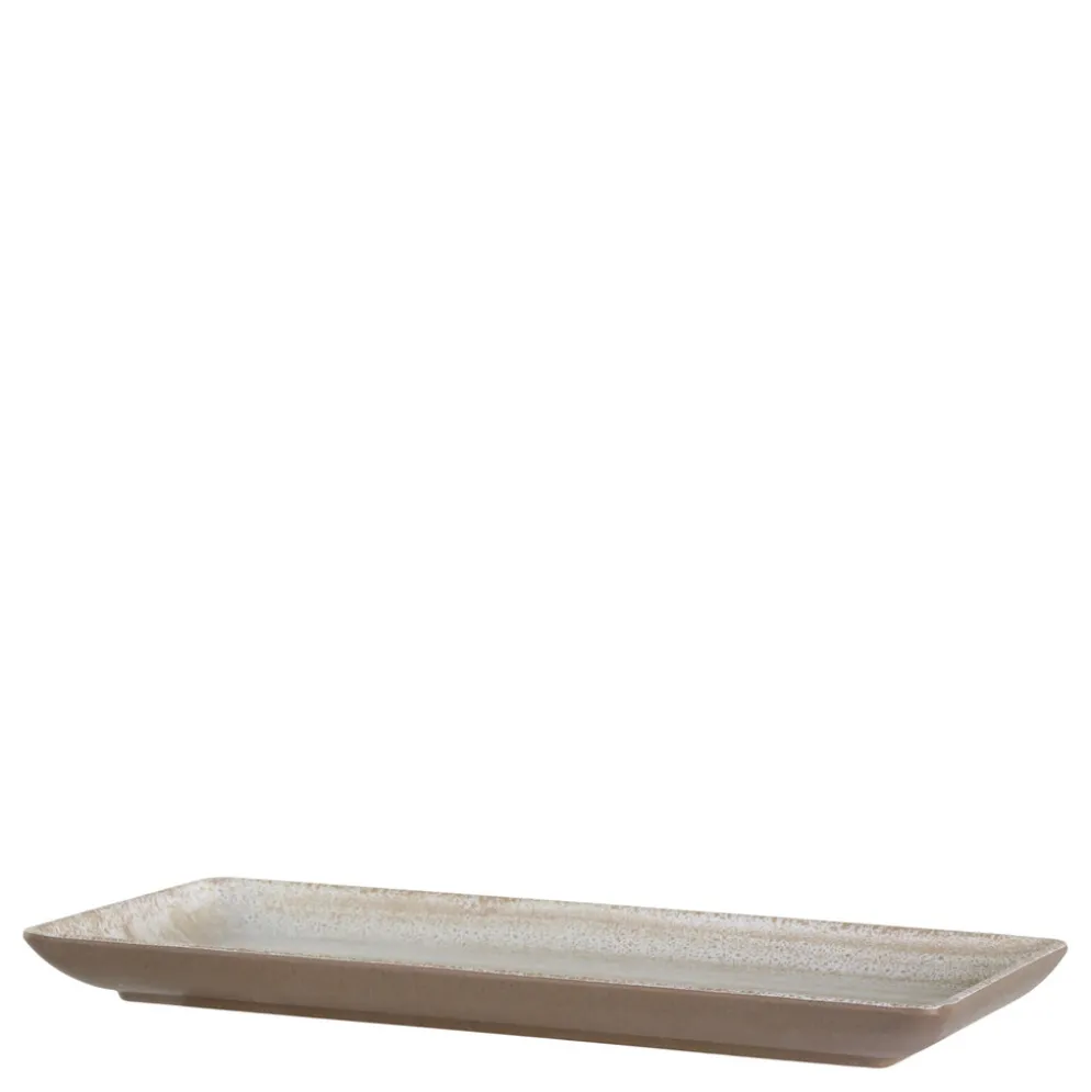 Chic Antique Cassis Tablett aus Melamin in Latte